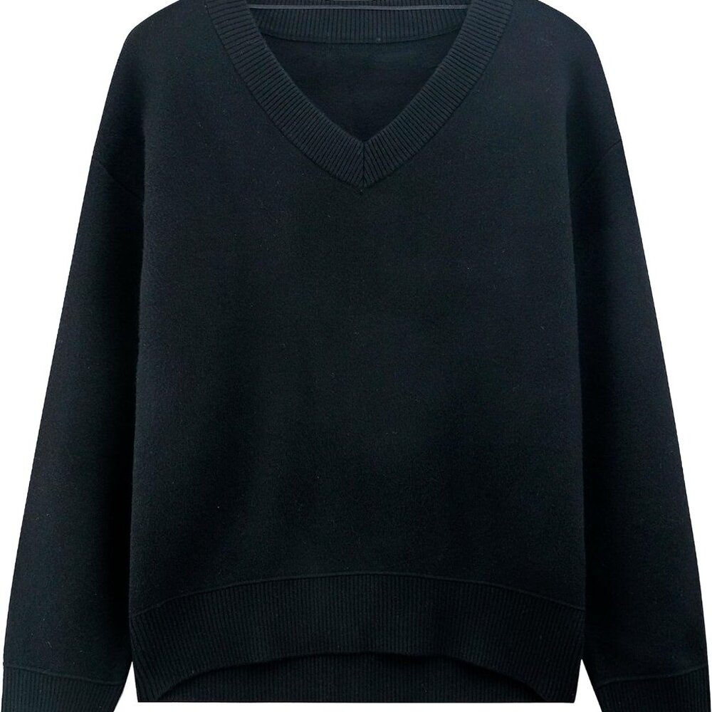 Womens Button Down Cable Knit Cardigan Black Medium